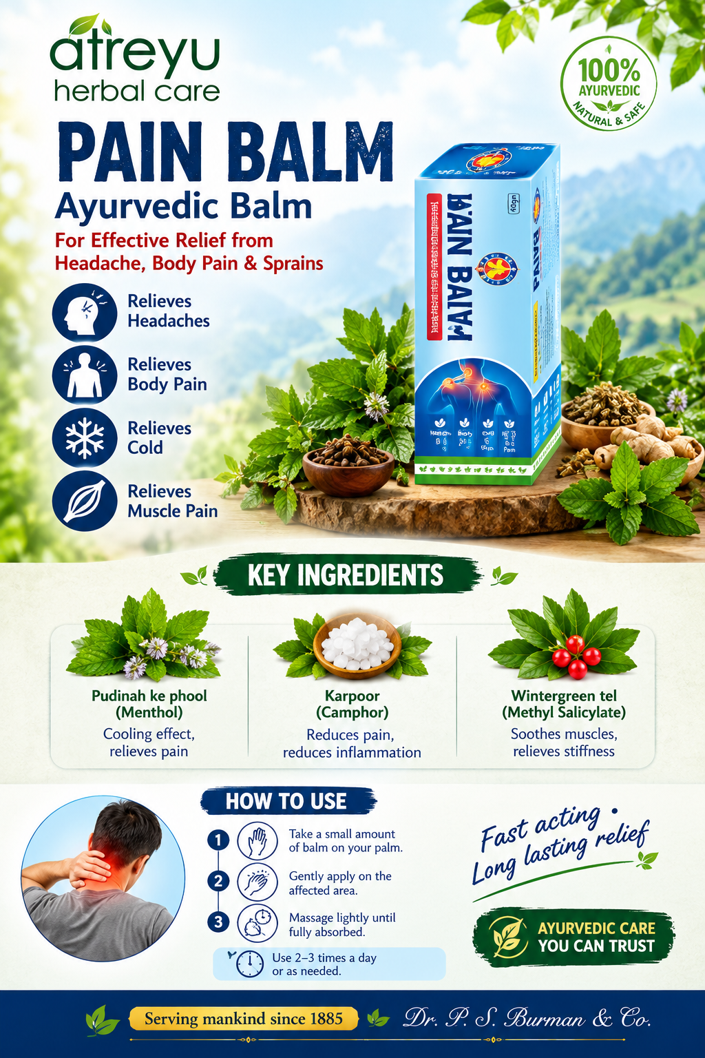 Atreyu Herbal Pain Balm
